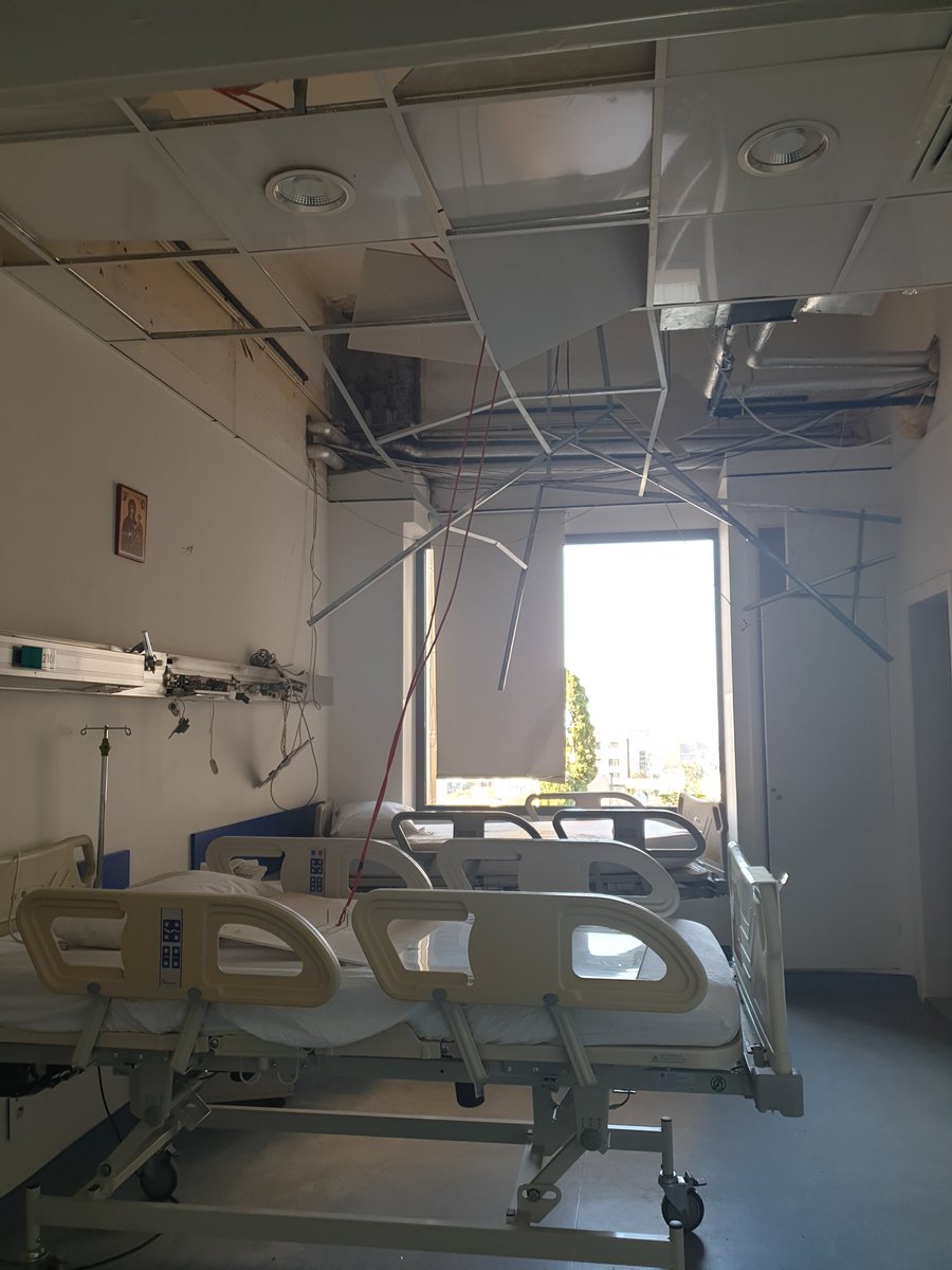 myraabdallah's tweet photo. Pictures from inside the #Geitawi hospital in Achrafieh today, one of the 4 hospitals that were completely destroyed in #Beirut. #BeirutBlast #BeirutExplosion #Beirut_Explosion https://t.co/JlvOKzK6rn