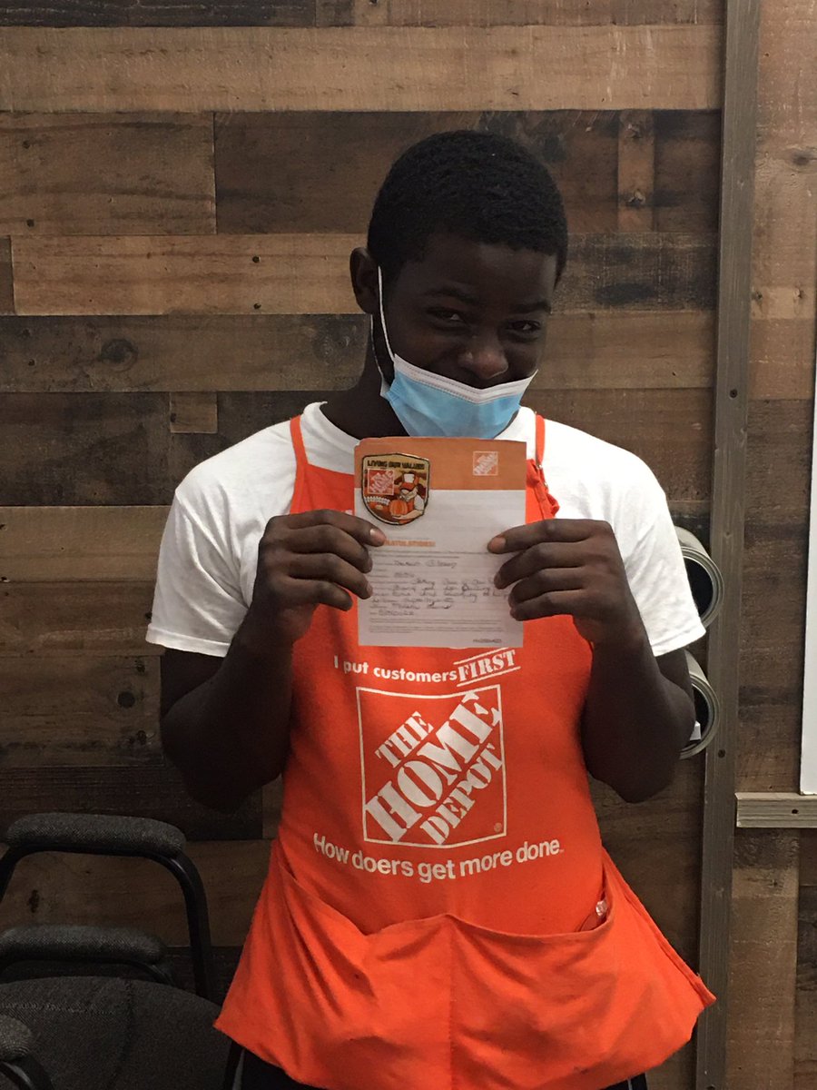 #3856 Duwan Gibson getting his 1st Homer for Taking Care Of Our People pulling overtime and stepping up when we need him!! Thank you so much we greatly appreciate it !!