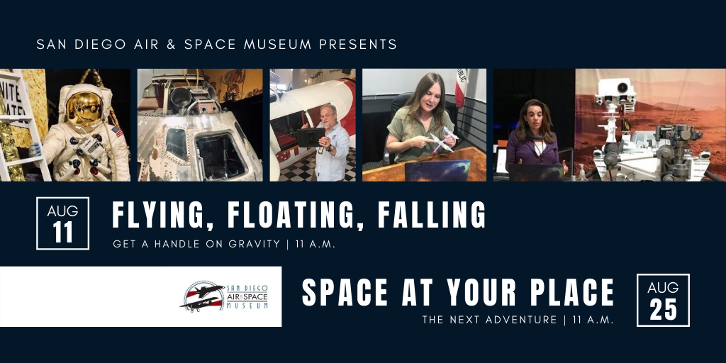 SDPublicLibrary's tweet image. If you can&apos;t go to the San Diego Air &amp;amp; Space Museum (@SDASM), they&apos;ll come to YOU! 🚀 Learn how we win &amp;amp; lose the fight against gravity Tuesday, August 11. Register online now to save your spot &amp;amp; receive an online link: docs.google.com/forms/d/e/1FAI…   #MySDPL #SummerReading