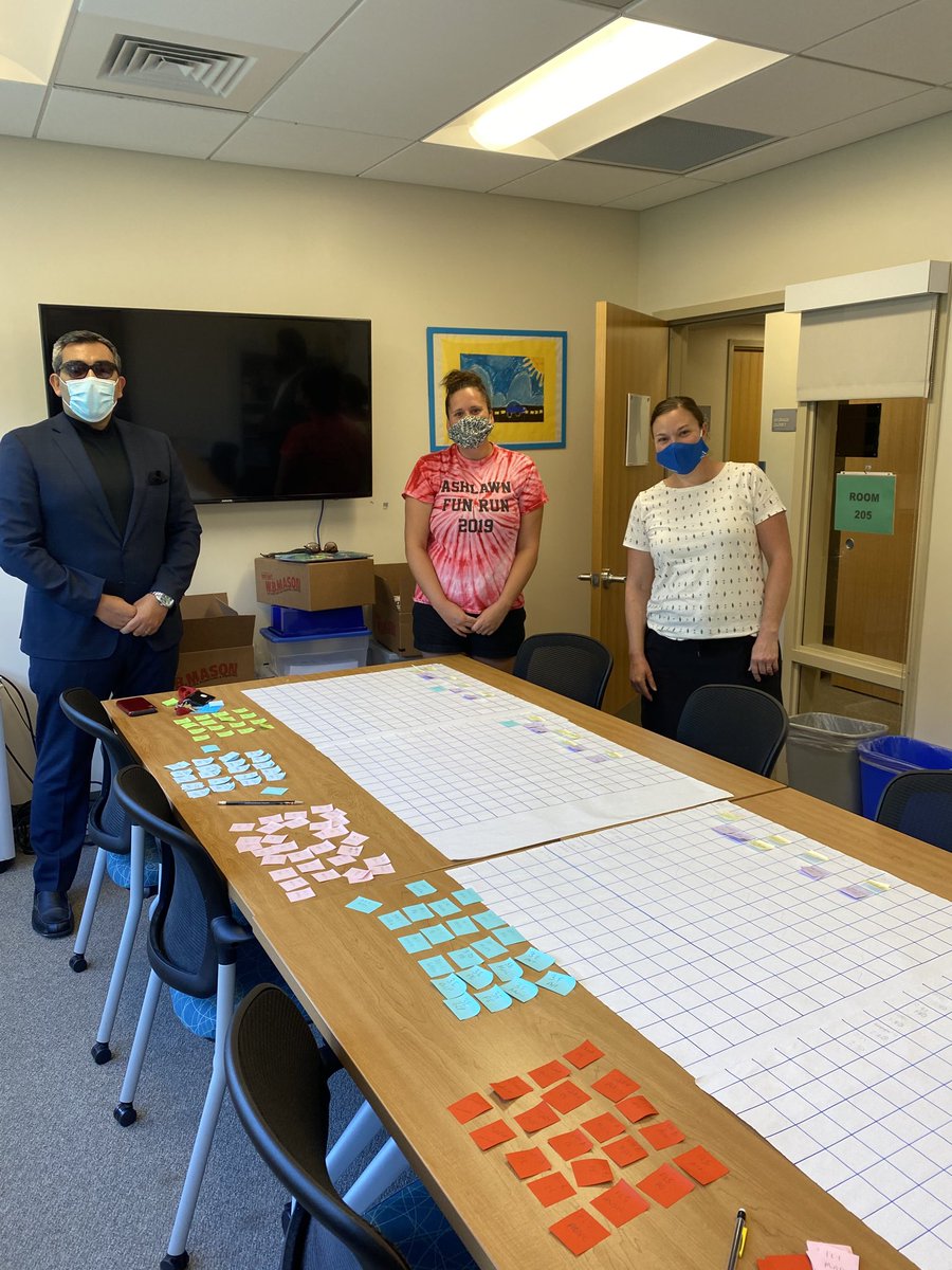 Ashlawn visit while administrators work on the MS.