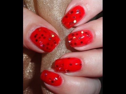 is.gd/41RPDE (Watch Now) - Born Pretty Store Red Glitter Nail Polish #nailart #naildesign #nailtutorial