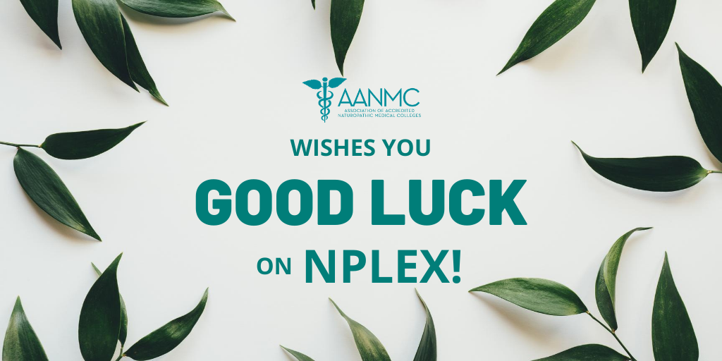 AANMC's tweet photo. We understand that this can be a stressful week for those writing NPLEX, but we're wishing you the best of luck. You've got this! ๐โจ @nmsalife #NPLEX #NaturopathicMedicine https://t.co/VGbZtGR3uP