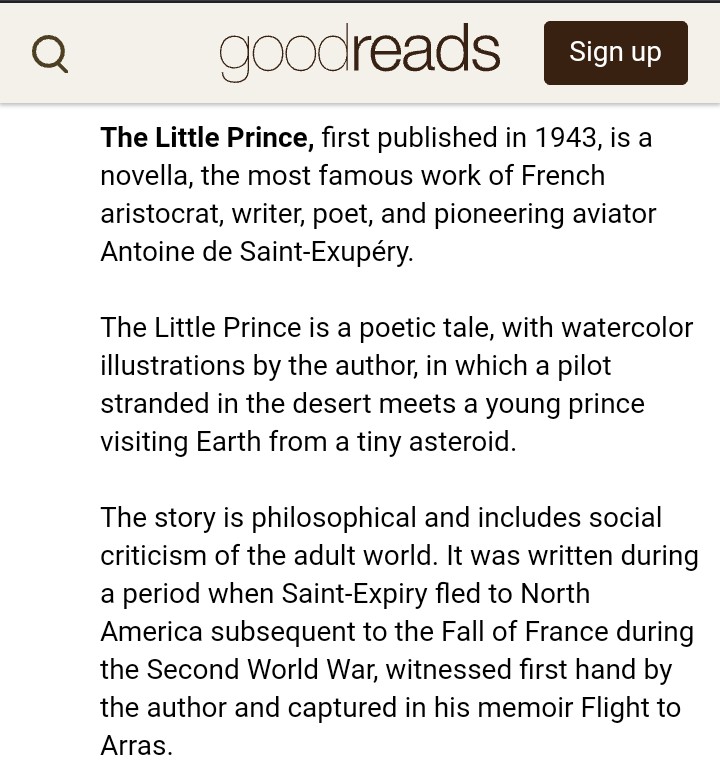 The Little Prince (1943)by Antoine de Saint-Exupéry