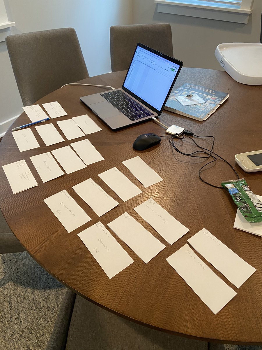 malloryperryman's tweet photo. Is it really even course planning if you don’t map out the semester in post-its? @stacylf9 https://t.co/NUM2awkqSN