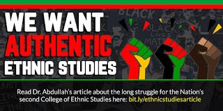 @DocMellyMel will build @EthnicStudiesLA into a space authentic to #EthnicStudies ! She will push @CalStateLA & #PresidentCovino to build a #FreedomCampus where Black students can be safe and free! #DrAbdullah4Dean #AuthenticEthnicStudies #FreedomCampus