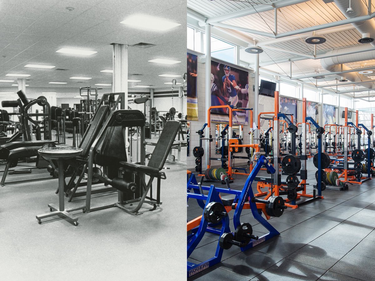 SyracuseU's tweet photo. Some of our favorite spots on campus then and now ⤵️ https://t.co/AsbFqSALvn