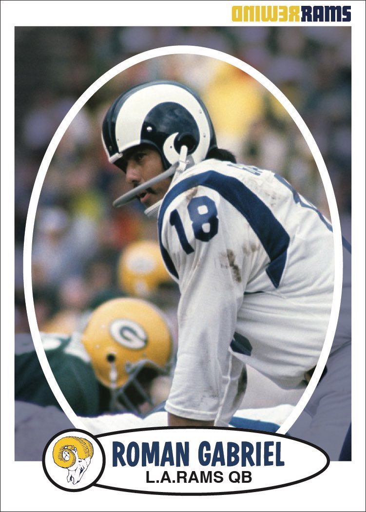 Happy Birthday to the 1969 NFL MVP, the great Roman Gabriel. 