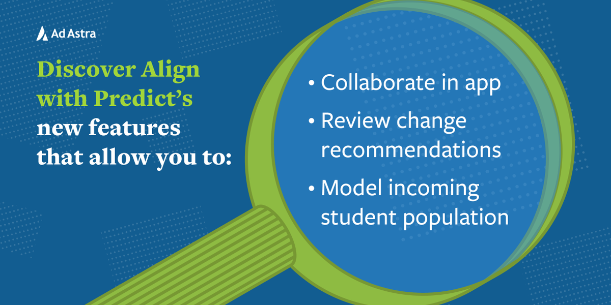 Did you know Align + Predict is packed with features to help you build a course schedule that ensures #studentsuccess? Learn more about how these tools can help you here: hubs.ly/H0tjRpQ0