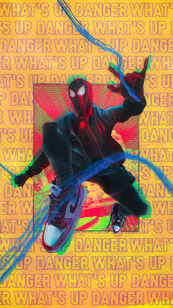 DigitalCrow_'s tweet photo. Wallpaper version #SpiderVerse #WhatsUpDANGER #DigitalCrow https://t.co/bGLgfc40Nm