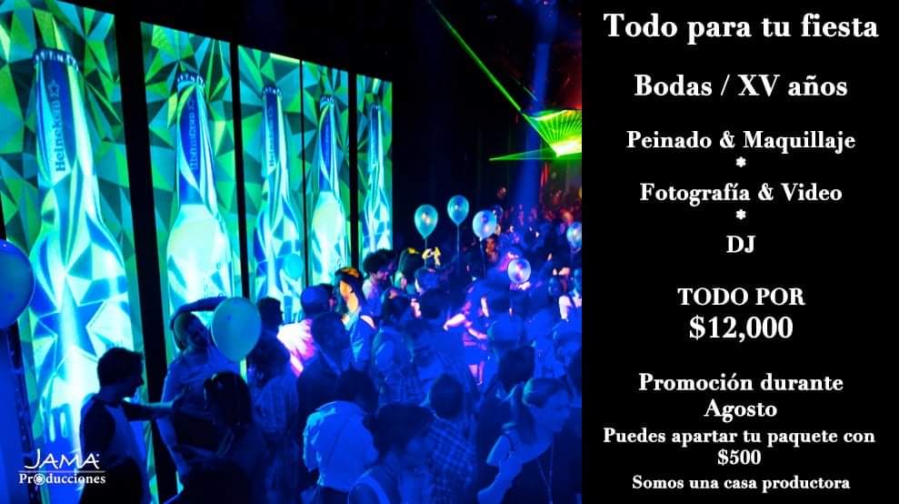 JAMAProduccion's tweet photo. Sabemos que las cosas regresarán poco a poco y queremos apoyarte! Promo válida apartando durante el mes de Agosto!! https://t.co/aFlWX2nec4