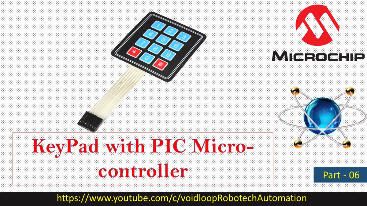 SandipRoboTix's tweet image. Interface KeyPad with PIC Microcontroller
#MicroChip #voidloopRobotech #Proteus
👇👇👇click here to watch👇👇👇
youtu.be/iHXvAjebiVc