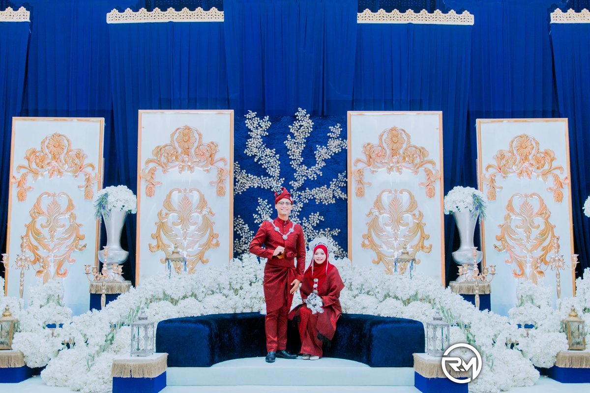 Ini pula main pose di pelamin :