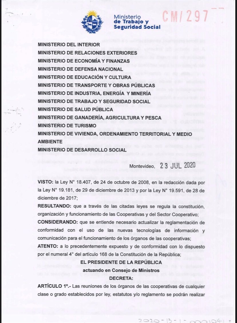 fcarballo711's tweet photo. El Poder Ejecutivo quiere grabar ( de forma ilegal) las Asambleas de TODAS las Cooperativas.
Ni en la dictadura se animaron a tanto.
@FUCVAM @FECOVI @CUCACCuruguay @fuccuruguay @Frente_Amplio @cudecoop2 #Cooperativas https://t.co/WkRZ0rEcWG