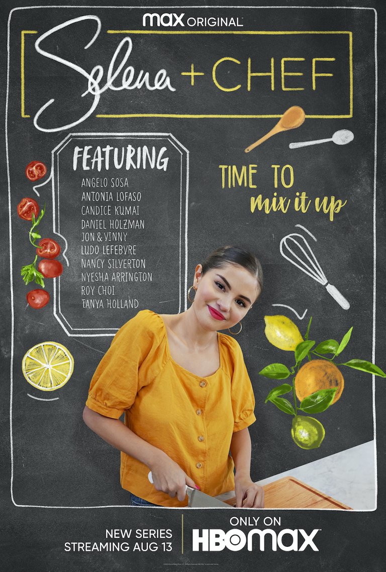 selena_chef's tweet photo. #SelenaAndChef premieres in august 8/13! https://t.co/9OdAPMTnl1