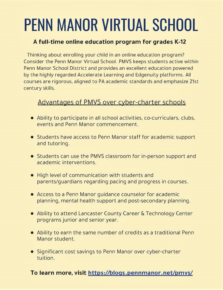 Penn Manor SD tweet media