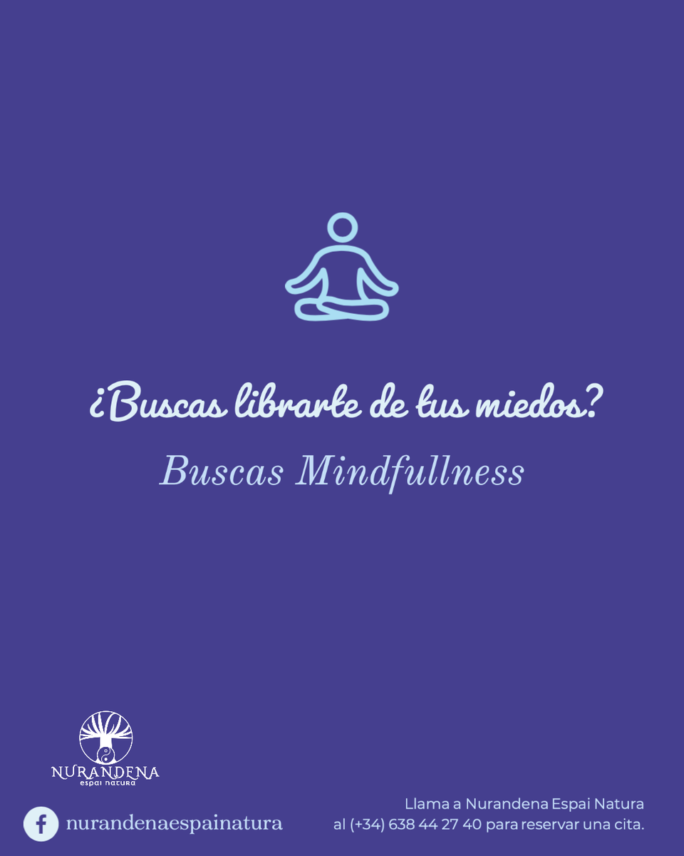 ❤️🧘🏽‍♀️No te pierdas el taller de #mindfullness en #NurandenaEscoladeVida.
En el taller trataremos el por qué de nuestros miedos, y como obviarlos para alcanzar nuestra paz interior. Más info por teléfono y próximamente🕉❤️
#valencia #mindfullness #talleres