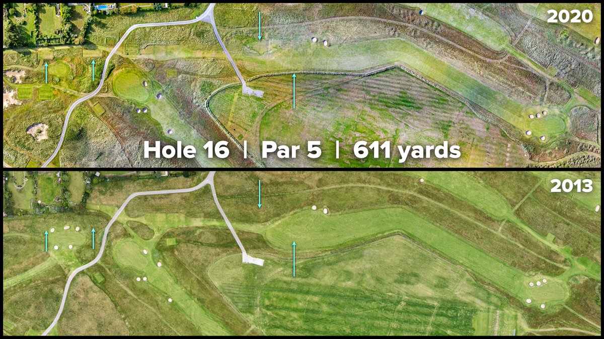 As well as the new par 3 hole, there were some other significant <a href="/RLGCHoylake/">Royal Liverpool Golf Club</a> updates made by <a href="/golfarchitects/">Mackenzie & Ebert</a> in the last year. Here are a few examples:
• 5 green moved
• Run-offs created around 11 green
• New back tee &amp; bunkers on 13
• New tees &amp; fairway shape on 16