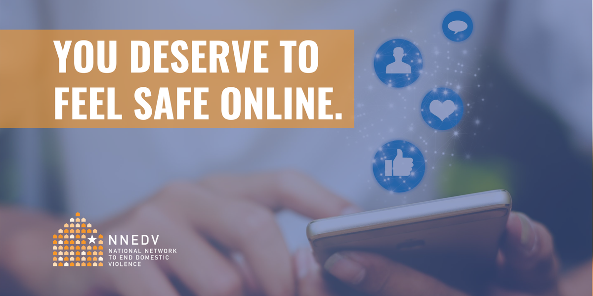 nnedv's tweet photo. You deserve to feel safe online. Our #TechSafety team is always creating and curating fabulous resources for survivors and advocates. Check them out at https://t.co/AaASdClvfD 🧡
#TechSummit20 #TechSafetyMeans https://t.co/eUI3cgJcQI