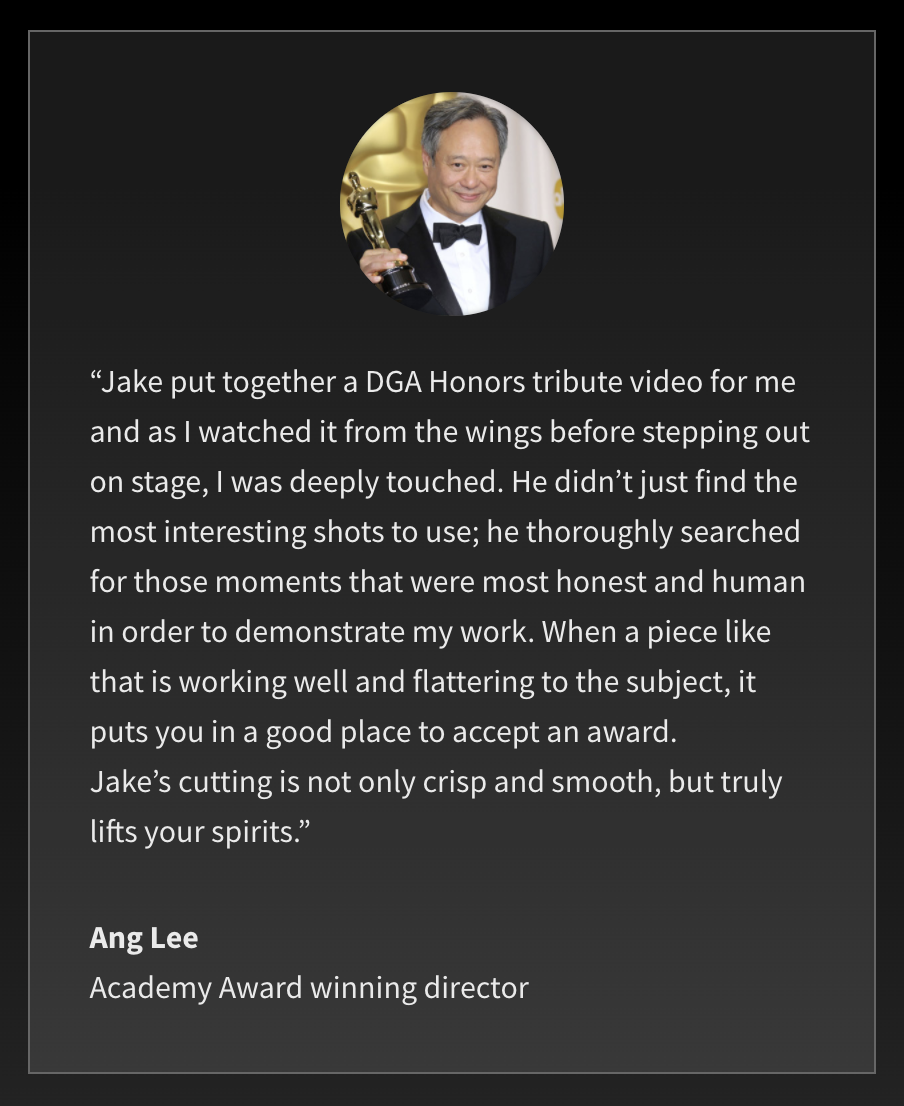HamiltonPostPro's tweet image. Thanks to Ang Lee for his thoughtful words!
