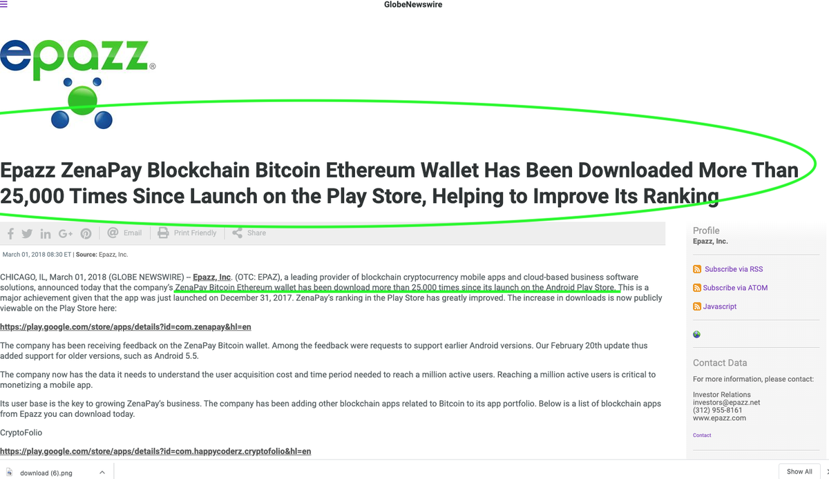 RadioSilentplay's tweet photo. $EPAZ .053 #ethereum just broke 400 please take a look at the news $EPAZ 

BULL FLAG breakout 

Potential .50-1.00 https://t.co/nDqt7GisFX