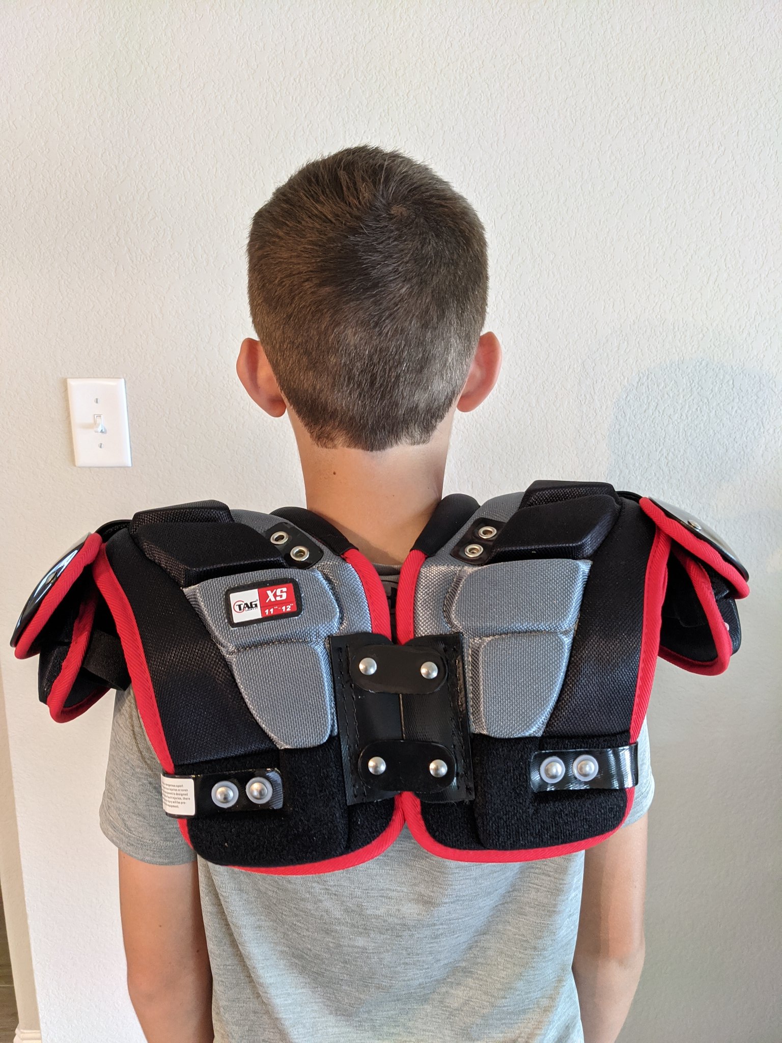 Nolan's TAG Shoulder Pads — DAWG DEN Football