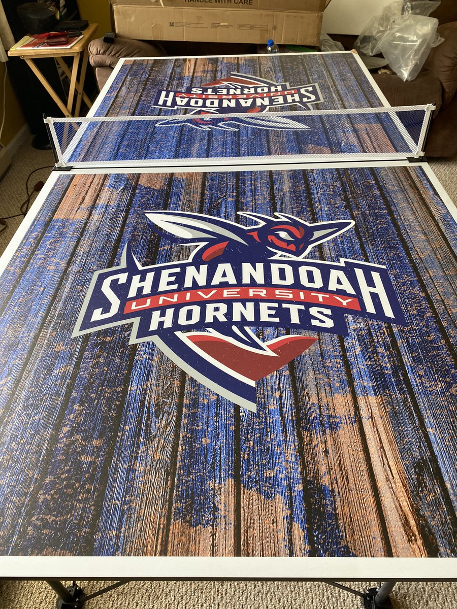DanAlbert10's tweet photo. @Easton68860142 and I compete in everything. He knows you don’t win 2nd you lose 1st. #pingpong has started getting more intense so needed an advantage. @SUHornetsBB #alumnus #collegebaseball @ShenUAlumni #Competitionislife #beyourbestineverything https://t.co/lpTtqqOSOQ