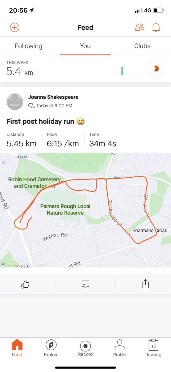 shakeyjs's tweet photo. HCS love to keep active and also a little friendly competition with AHPs. Let’s raise awareness of HCS and promote getting active fellow HCS! 1mile lunch walk and 5km run today 💪🏼 #weavtivechallenge #weHCS https://t.co/55R3q3Buxf