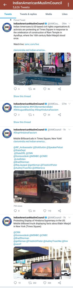 Indian American Muslim Council...an antiHindu antiIndia Islamic supremacist-fascist hate group behind the AntiCAA resolutions in Democrats ruled U S. cities, working along with many other similar hate groups, primarily against  @POTUS here, perfectly aligned with their  #Propaganda