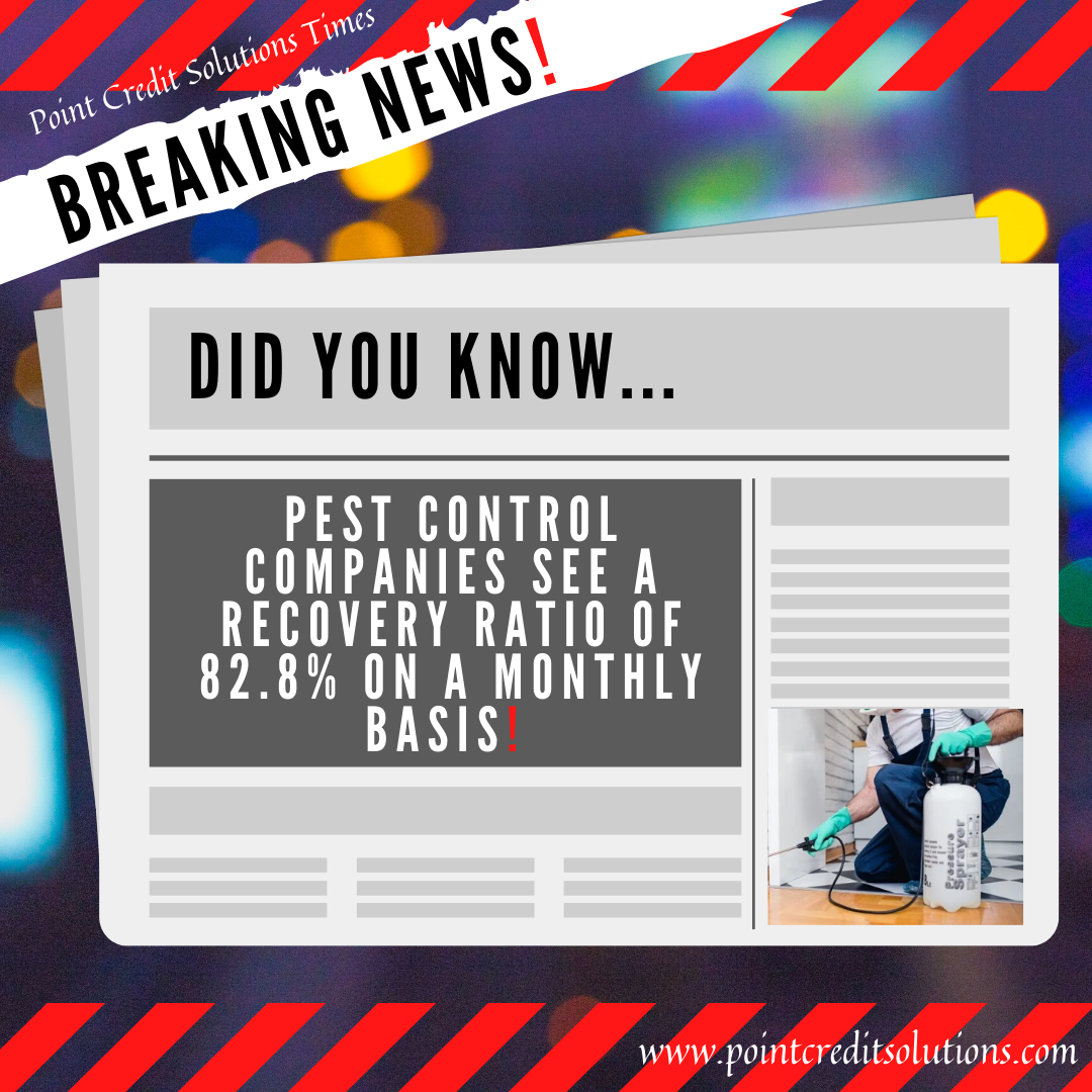 point_credit's tweet photo. BREAKING NEWS: Local Pest Control Companies use Point Credit Solutions to improve their accounts receivable and end up seeing tremendous results. ππ
.
.
.
#pestcontrol #exterminator #crittercontrol #pest #bugs #accountsreceivable #cashflow #innovation https://t.co/oW0GwruWXJ