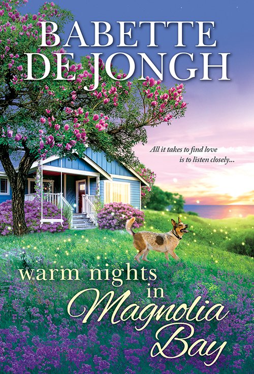 COVER REVEAL! We're excited to reveal the cover of @Babette_deJongh's WARM NIGHTS IN MAGNOLIA BAY, a heartwarming new series coming March '21!

Enter to win an ARC + copies of <a href="/SharonSala1/">Sharon Sala</a>'s Once in a Blue Moon &amp; <a href="/JackieAshenden/">Jackie Ashenden</a>'s Come Home to Deep River: bit.ly/3kpDRK2