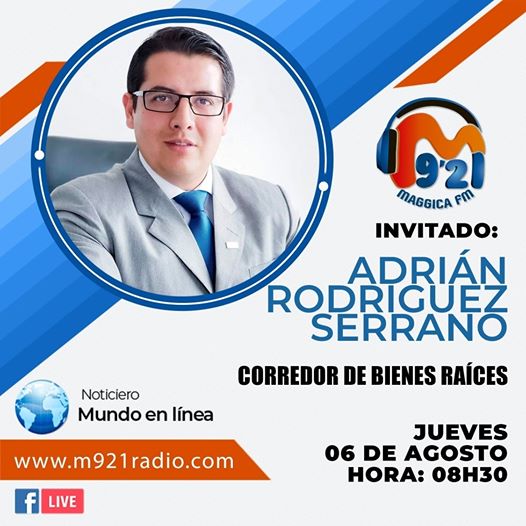 AcbirAzuay's tweet photo. Les esperamos el día de mañana para acompañarnos en esta entrevista con el Presidente de Fenacbre y de #AcbirAzuay.
06 Agosto / 08h30am
Gracias  a Magica 9,21por la invitación.
#YoSoyAcbir https://t.co/BLMoXNzTBN