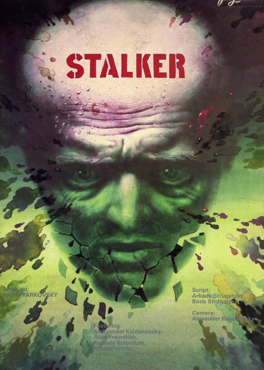 sovietvisuals's tweet photo. "Passion is the friction between one's soul and the outside world."

This shirt celebrates Andrei Tarkovsky's 1979 Soviet science fiction art film Stalker.

STALKER Shirt
https://t.co/ZatYoMRkWz https://t.co/fIQSCicjIa