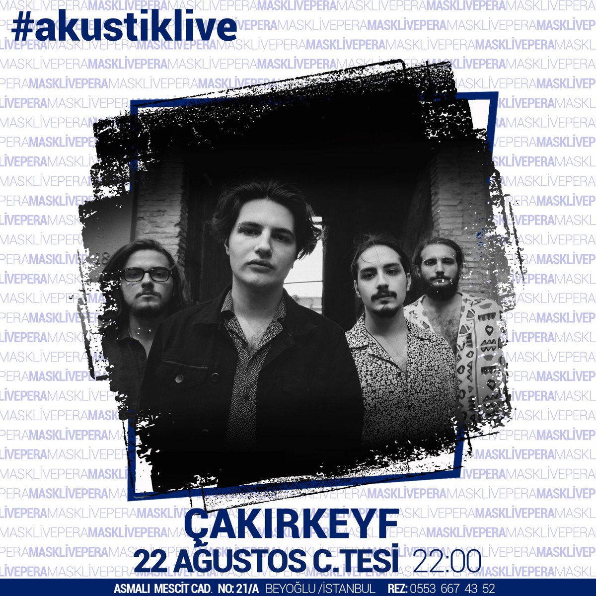 Uzun bir aradan sonra Mask live Pera sahnesiyle konserlere başlıyoruz. Biletler Biletix’de ve kapıda!