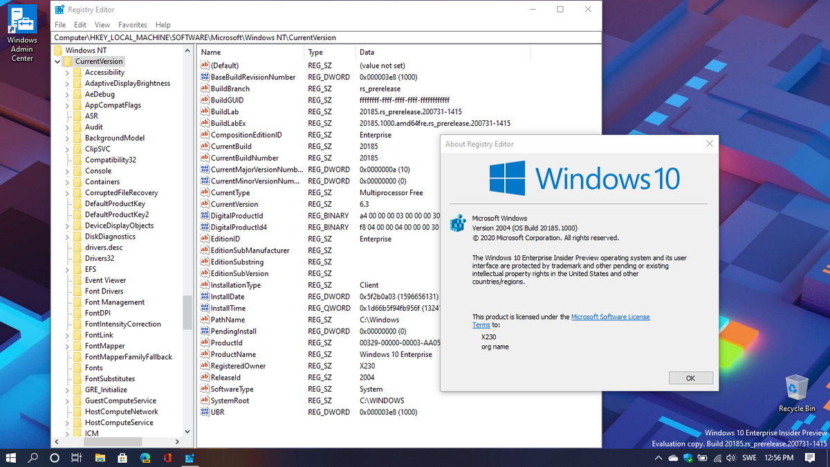 WZorNET's tweet photo. 🖥️#Lenovo #ThinkPad X230 Windows 10 Enterprise,⚗️#ActiveDevelopmentBranch🏗️#InsiderPreviewBuild /20180.1000.rs_prerelease.200725-1714/ https://t.co/vmcG7HXu8o👉🛩️#InsiderPreviewBuild /20185.1000.rs_prerelease.200731-1415/ in the 👨🔧#DevChannel🚀 formerly known as the #FastRing✌️😏 https://t.co/e1x4slgMzO