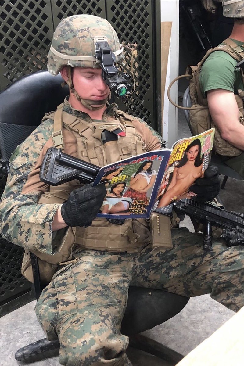 TerminalLance's tweet photo. And you thought Marines couldn’t read 😌 https://t.co/J9BdkqALXy