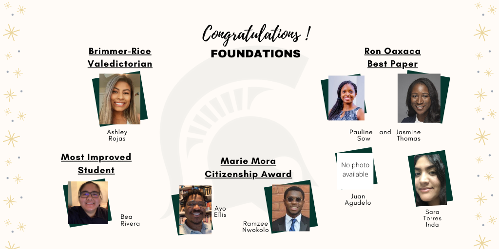 AEASPmsu's tweet photo. The AEA Summer Program would like to congratulate all award recipients. #AEASP2020 #SummerofEcon @michiganstateu @MSU_SocSci #WeLookLikeEconomists @theashleyrojas @RiveraBeatriz31 @VilfortVod @bukifasa @fatimaboumahdi @blackgirlecon @ahMarilyn17 @alvin_economist @Grace_Nettie https://t.co/bjoMJidjWK