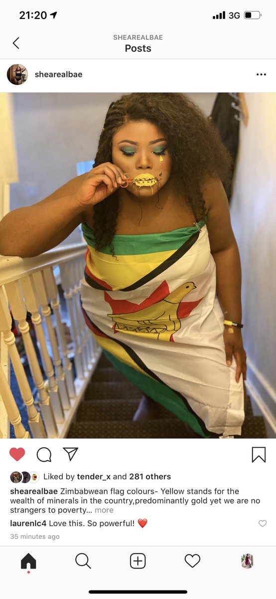 justshanners's tweet photo. My sister just SNAPPED on Instagram 🔥
We can NOT be silenced! 

#ZIMBABWEANLIVESMATTER
#ZimbaweanLivesMatter https://t.co/hIGRVRVF3v