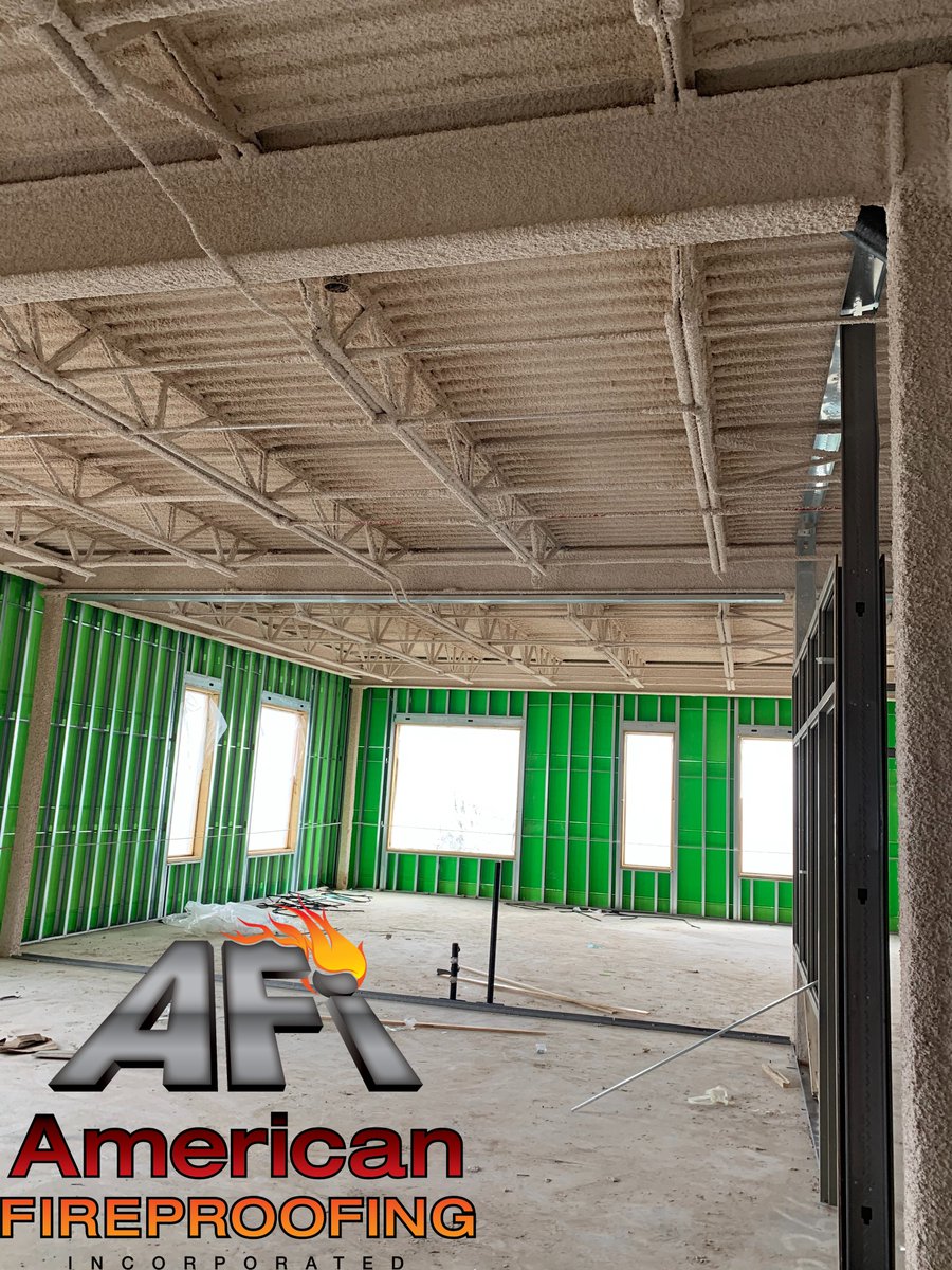 AFireproofing's tweet image. #WorkzoneWednesday The AFI team is providing the #sprayappliedfireproofing scope at our Boulder Point Project in Marion, IA. The AFI team is spraying 
@Isolatek #CAFCO300. #fireproofing #fireprotection #fireproof #sprayedthermal #fireproofingcontractor #appliedfireproofing