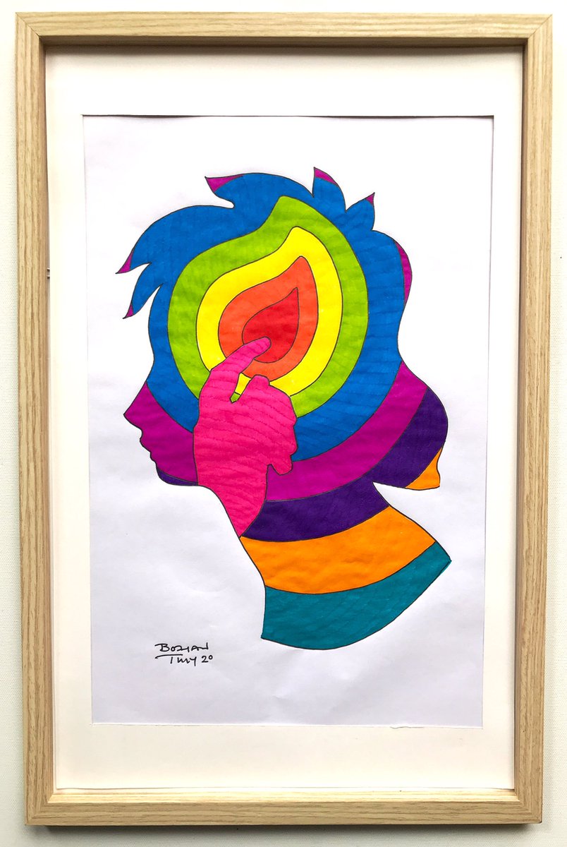 Here’s another of my original ink drawings. Check out my Etsy store to see more of my works. Look Within (2020)  https://etsy.me/2Puef05&q...