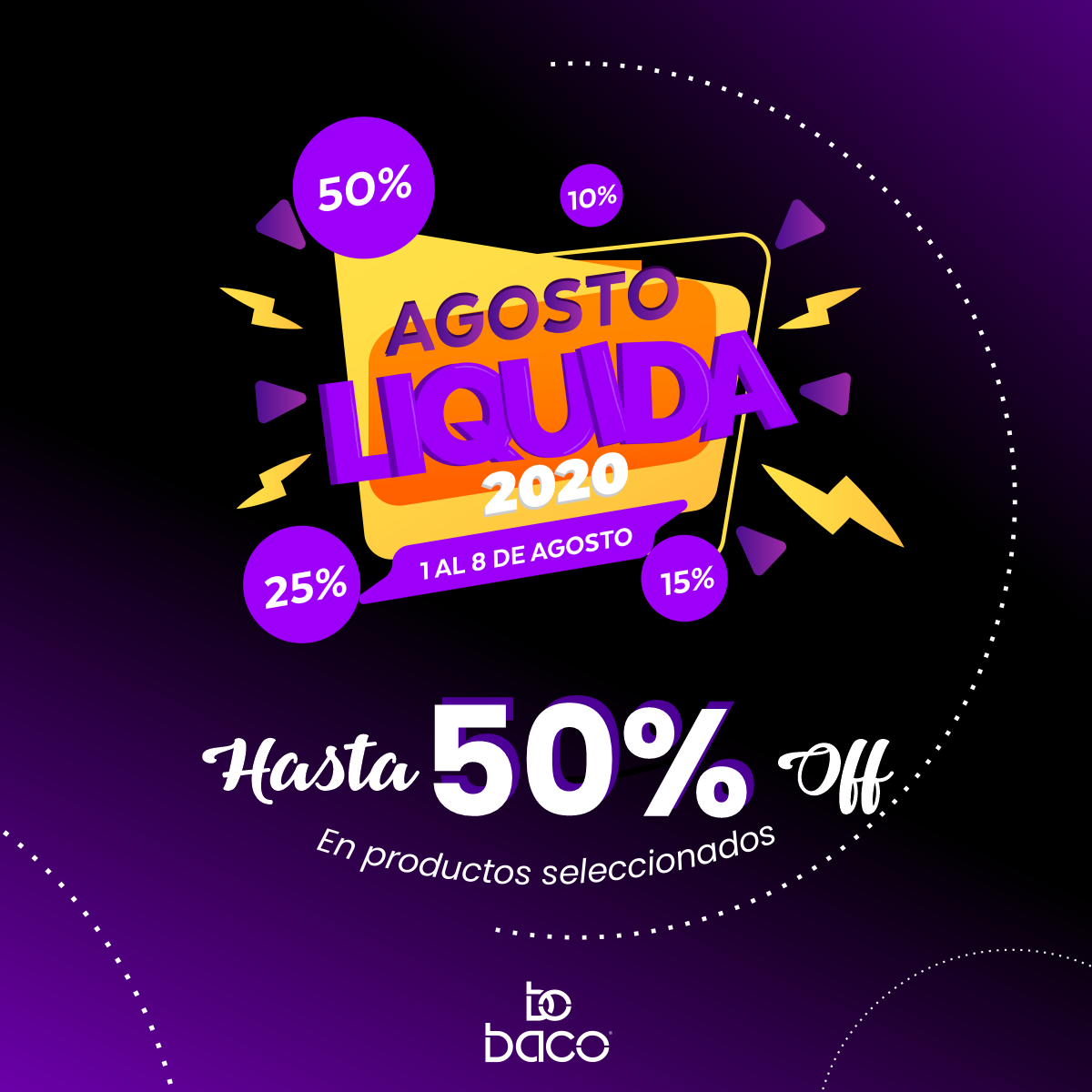 ¡Cᴏʀʀᴇ ᴀ ɴᴜᴇsᴛʀᴀ ᴛɪᴇɴᴅᴀ  ʏ ᴀᴘʀᴏᴠᴇᴄʜᴀ ʟᴀs ᴏғᴇʀᴛᴀs ᴅᴇ 
Aɢᴏsᴛᴏ Lɪǫᴜɪᴅᴀ!💣💜🔥 
Súeter desde Gs. 89.400
Campera desde Gs. 108.000
#AgostoLiquida #BacoFernando #BacoLuque #BacoAsuncion
🛒 Tienda en linea: baco.com.py