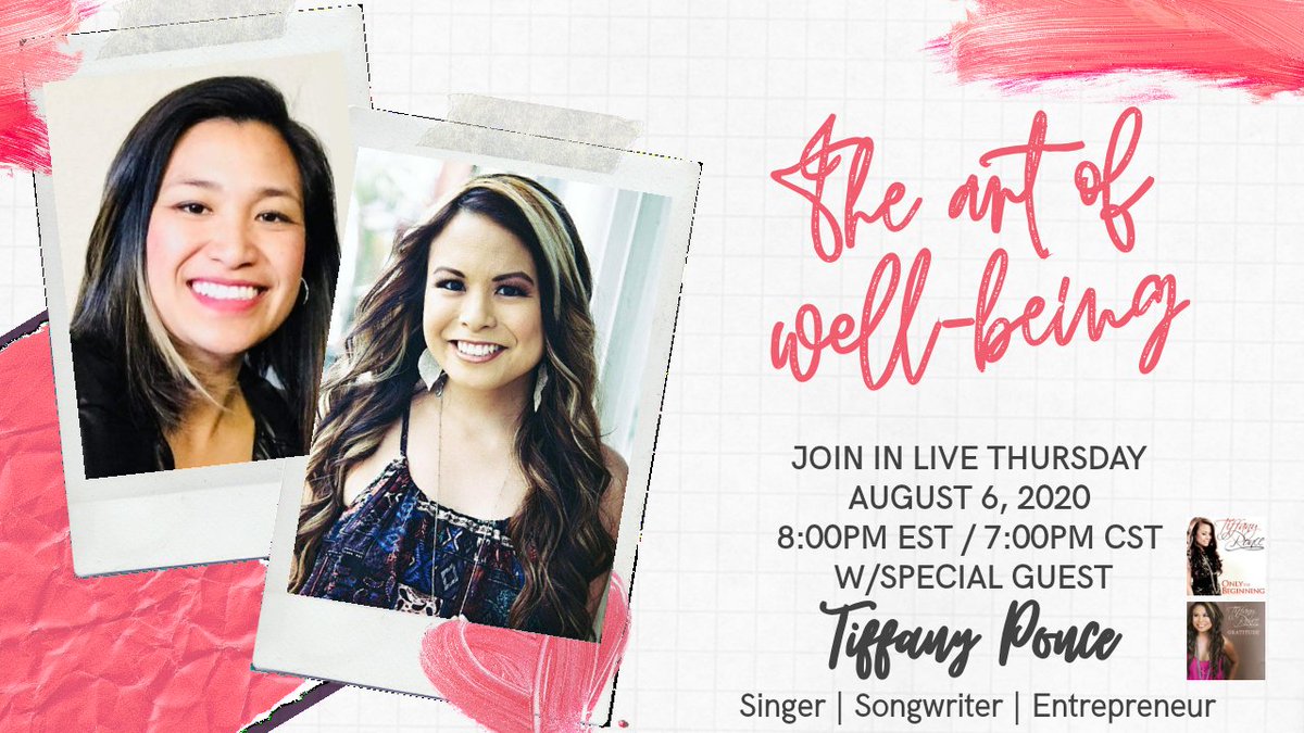 MichelleElopre's tweet photo. SPECIAL LIVE Tomorrow w/ my SUPERLADY Sister - 
Singer, Songwriter, Entrepreneur 
@TiffanyPonce 💃💋 on 
"The Art of well-being" ❤
See y'all there, You won't want to miss it! 😉 https://t.co/70ib5aNnFO
