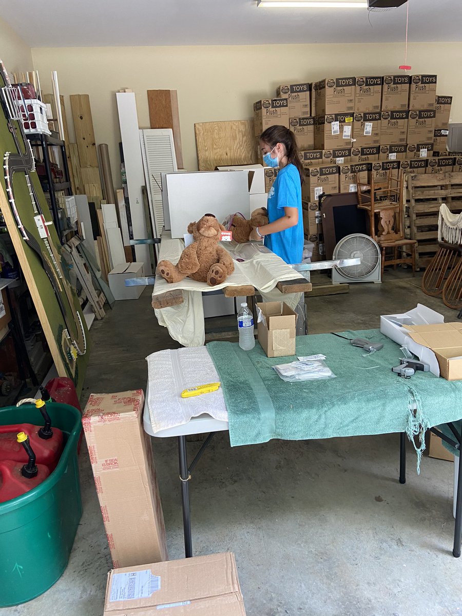 ChaneysChampion's tweet photo. Excited to be getting our bears ready for donations to @MorrisvilleNCPD @uncchildrens @YorkPoquosonSO and Gloucester SO this week. #ChampionOn https://t.co/ioIFaatMte