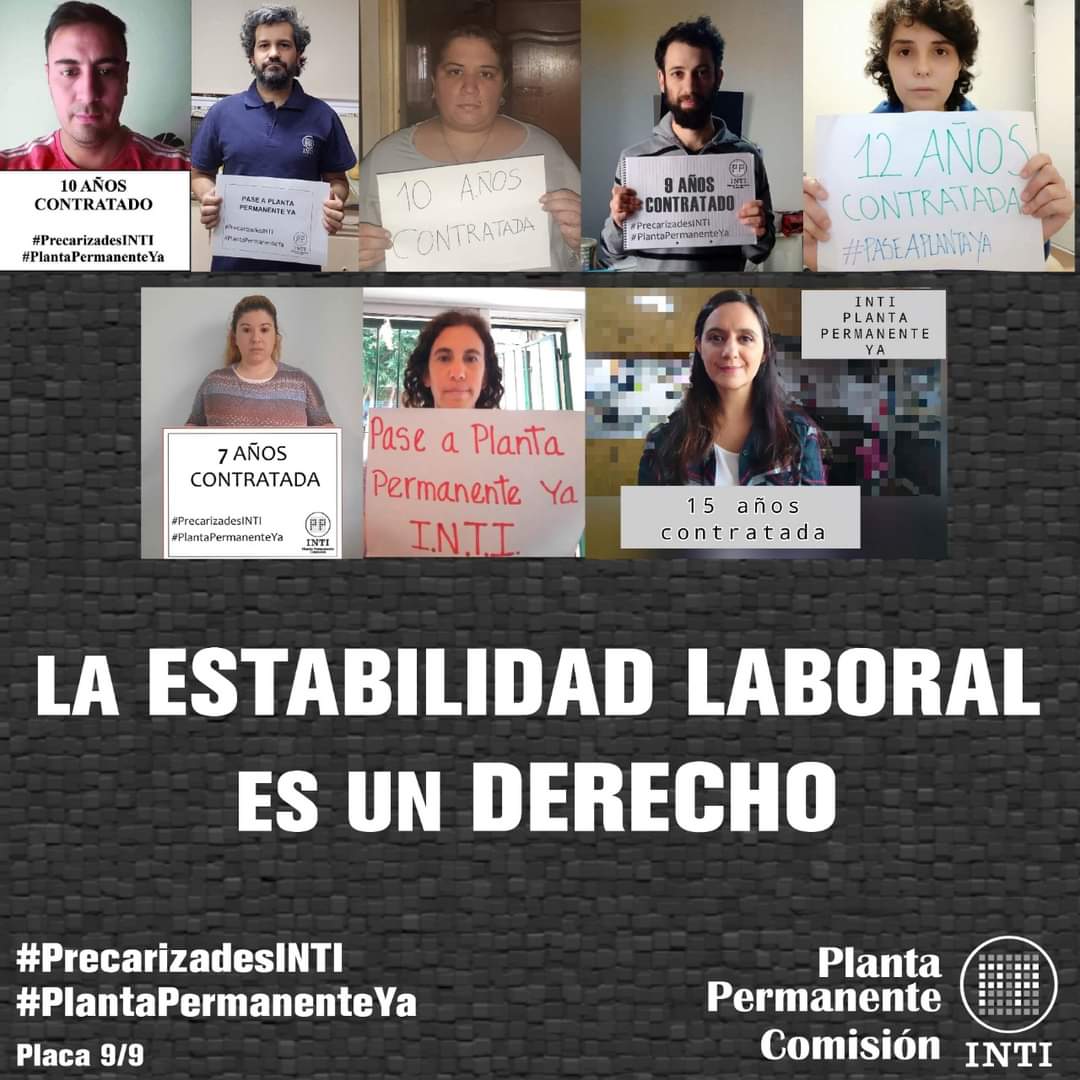 Comisión Planta Permanente INTI tweet media