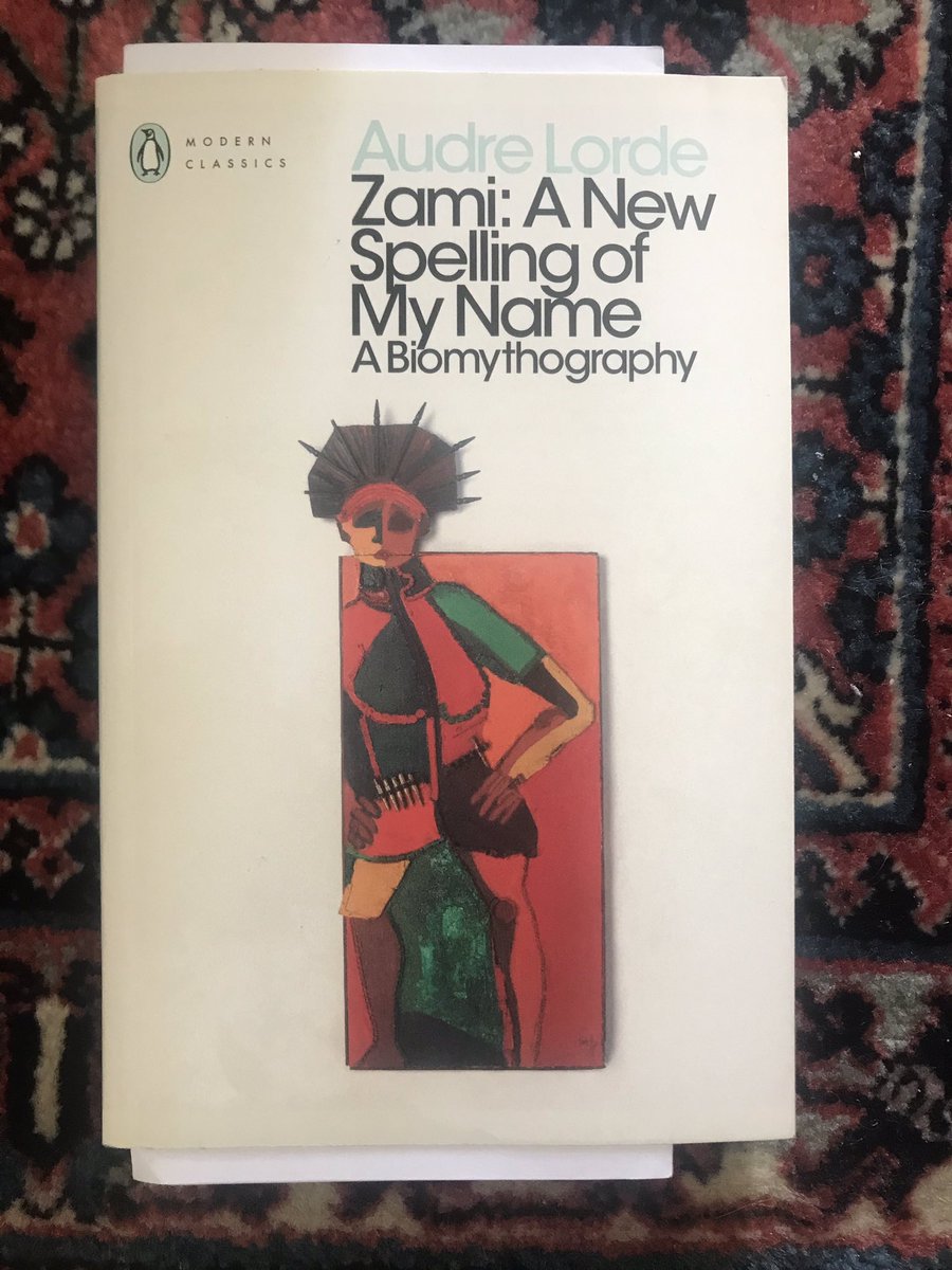 A heady week spent reading Zami and watching the documentary Audre Lorde: The Berlin Years. A beautiful, very sexy book, which made me homesick for New York.