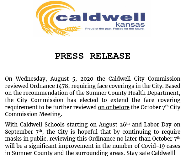 CaldwellKSPD's tweet photo. #StaySAFEandHealthyCaldwell https://t.co/1z5f0R6Vtj