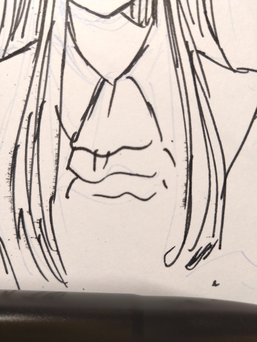 作業前落書き。
プラマンで描くと持ち方が悪いのかインクがビシャビシャ飛び散るから、スペアは処分しよか… 