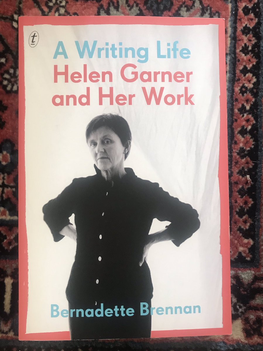 I loved this biography of Helen Garner by  @dettebrennan because it does something so few biographies of women in the arts ever do: examines, analyses, and deepens our appreciation of the work, without lingering in the gossipy weeds of her personal life.
