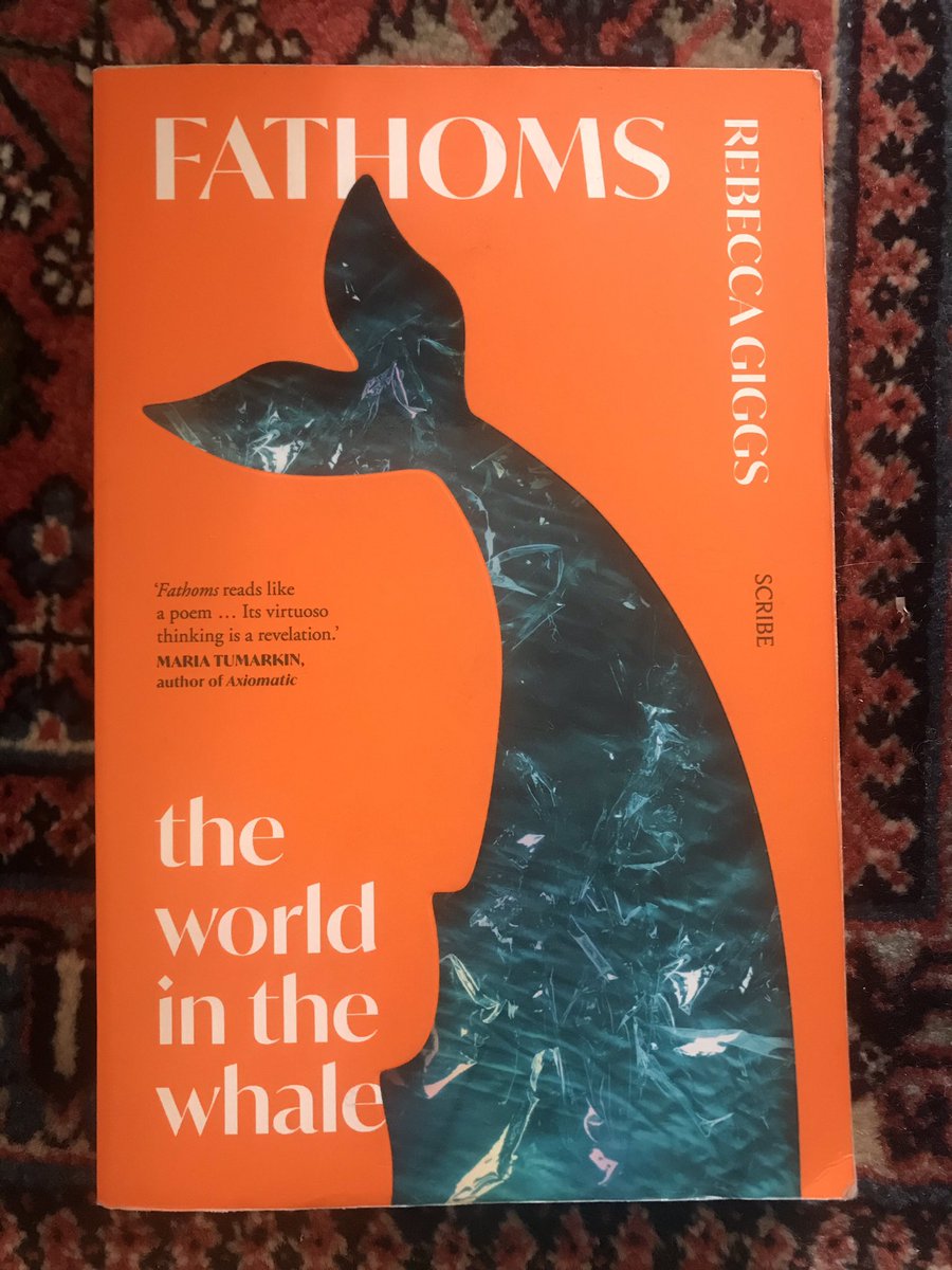 Fathoms by  @rebeccagiggs is simply the best environmental writing you will read this year. If all literature about nature in the face of climate change was this incisive and beautiful at once, I would be happy.