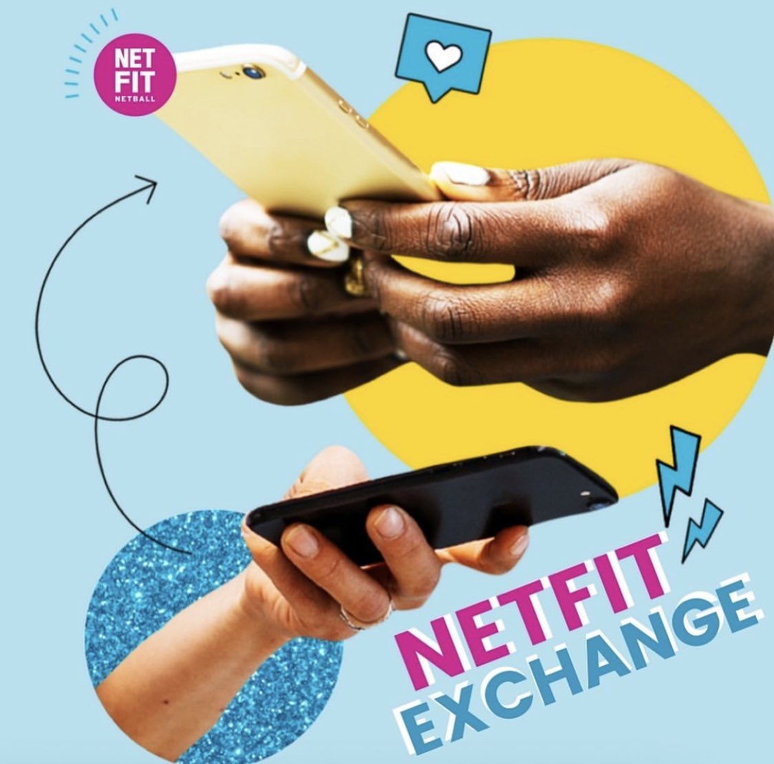 NETFITNetball's tweet image. #LAUNCHING the NETFIT Exchange Program!

How it works:
Step 1: Register your details to be matched with another NETFITTER from around the world (netfitnetball.com/netfit-exchang…)
Step 2: NETFIT will assign you, your pen pal. 
Step 3: Complete weekly tasks with your NETFIT exchange pal!