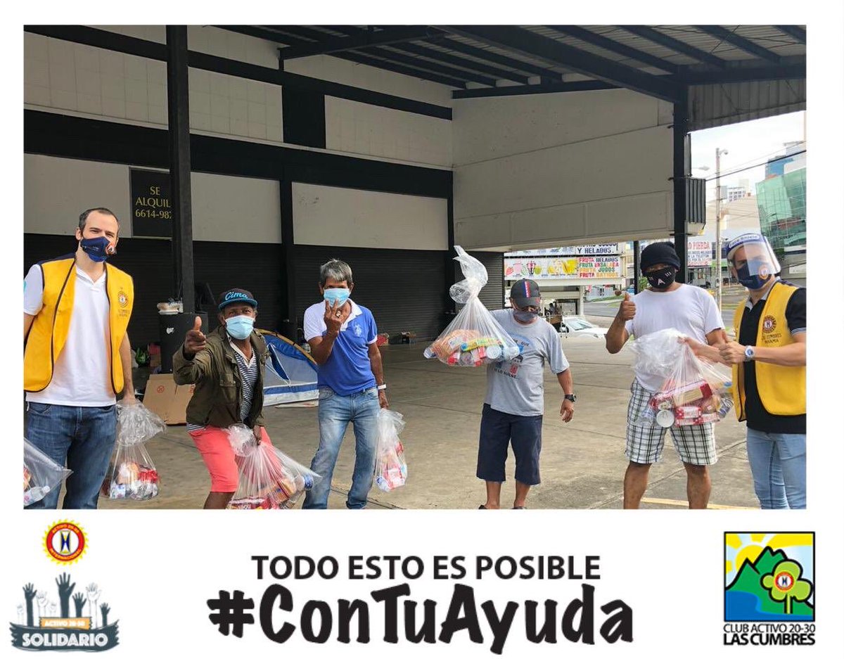 Una serie de personas estaban residiendo en la intemperie de calle 50 sin alimentos, nuestros socios tomaron la iniciativa de comprarles alimentos secos variados para solventar la necesidad que están pasando. #Activo2030Solidario #ConTuAyuda #Activo2030LC